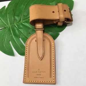 Louis Vuitton luggage tag bag charm